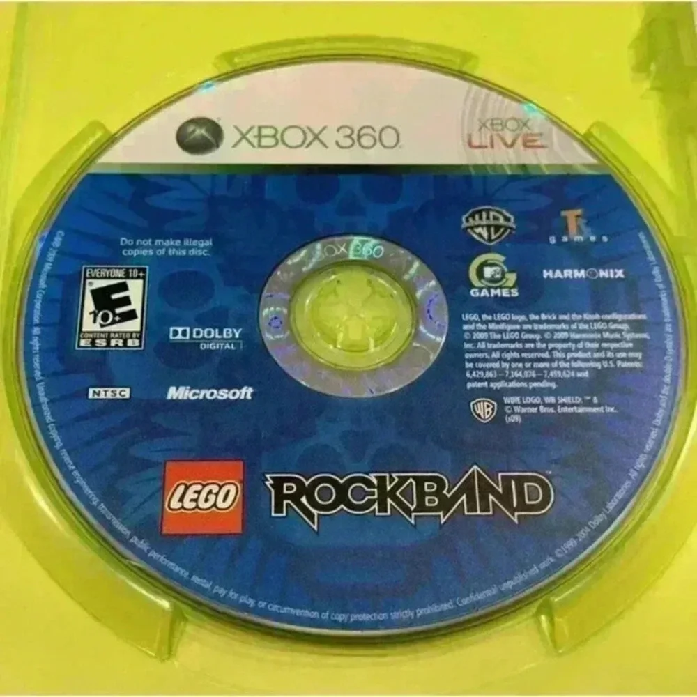 LEGO Rock‎ Band (Xbox 360, 2009) Complete CIB Manual TESTED FAST SHIPPED